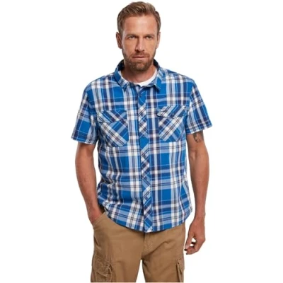 Afbeelding van Brandit Roadstar Overhemd, Heren, Maat: 4XL, Blue