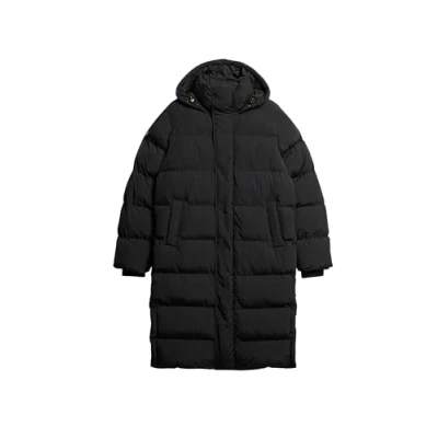 Afbeelding van Superdry Hooded Longline Puffer Winterjas Heren Maat M