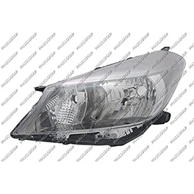 Afbeelding van PRASCO TY3284804 Koplampen Links H4 chroom Zonder afregelmotor voor LWR TOYOTA: Yaris III Hatchback