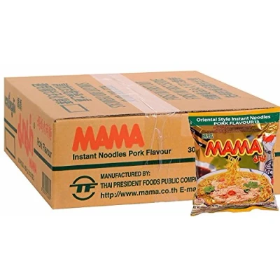 Afbeelding van Mama Instant Noedels Varkensvlees 30 zakjes