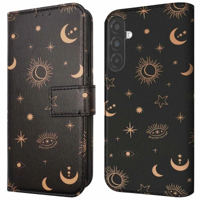 Afbeelding van imoshion Design Bookcase voor de Samsung Galaxy A26 Sky Black