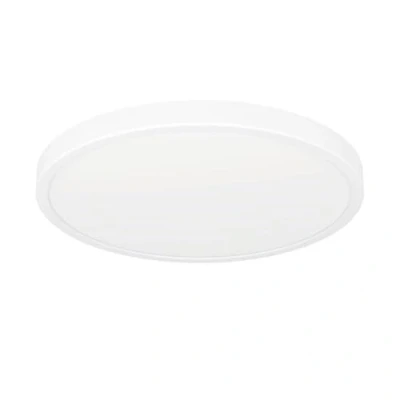 Afbeelding van EGLO Fueva 6 led plafondlamp, ronde bureauverlichting, opbouwlamp kunststof, wit, warm wit koud ø 39 cm