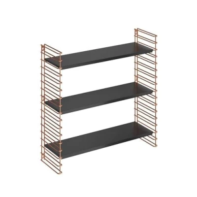 Afbeelding van Tomado Wandrek 70x21x68 cm Koper, zwart