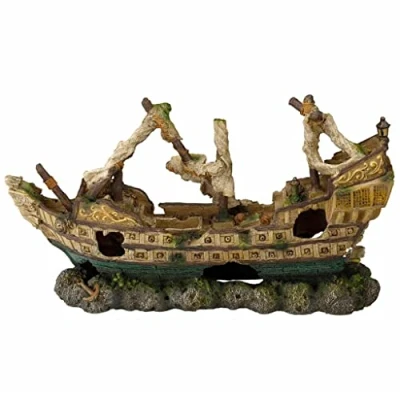 Afbeelding van Aqua Della Aquariumdecoratie Vissen Galleon Xl 61x20,5x34cm 1st