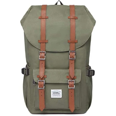 Afbeelding van KAUKKO Rugzak voor heren, groen (nylon legergroen Ep5), 47 centimeter, vrijetijdsrugzak