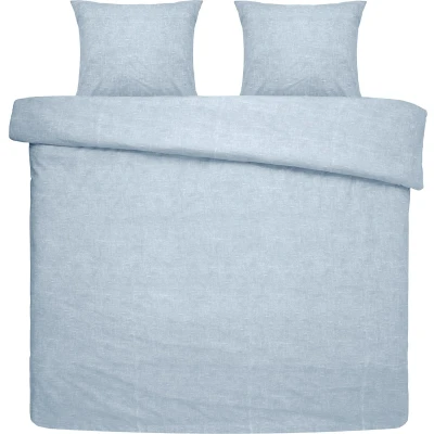 Afbeelding van Damai Dekbedovertrek Ebbe Soft Blue 240 x 200/220