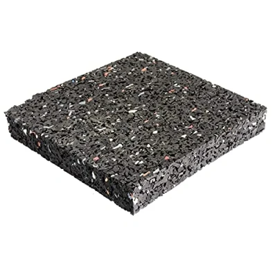 Afbeelding van ANRO 10 stuks 100 x 15 mm zwarte rubberen trillingsbeschermingsmat