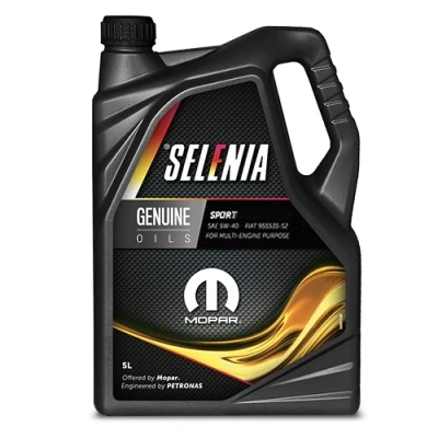 Afbeelding van Selenia Sport 5W 40 5L Motorolie 70158MF2EU VOLKSWAGEN: Golf 7, Polo IV Hatchback, V BMW: 1 3 Saloon, Touring