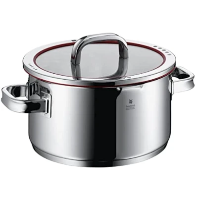 Afbeelding van WMF Functie4, Pan + steelpan, Rood, Zilver