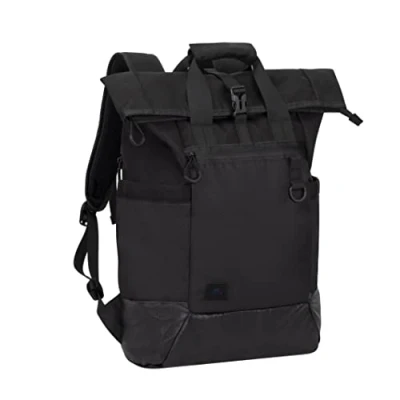 Afbeelding van Rivacase laptop Rugzak Laptoprugzak Organizer voor Waterdicht Ruime opbergruimte 25L Zwart