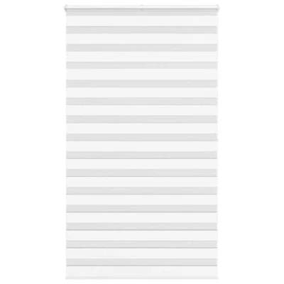 Afbeelding van vidaXL Zebra rolgordijn 135x200 cm stofbreedte 130,9cm polyester wit