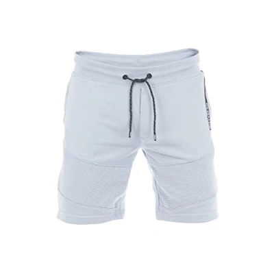 Afbeelding van riverso RIVRainer heren korte joggingbroek bermuda zomer sport biker shorts katoen zwart groen blauw rood S M L XL 2XL 3XL 4XL 5XL, Donkerblauw (19400)