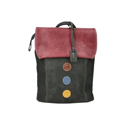 Afbeelding van Rieker Rugzak, Dames, Maat: One Size, Forest/wine