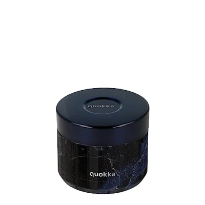 Afbeelding van Quokka THERMISCHE VOEDSEL RECIPANT ROESTVRIJ STAAL WHIM BLACK MARBLE 369 ML