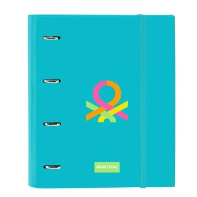 Afbeelding van Ringmap Benetton Summer Blauw 27 x 32 3.5 cm
