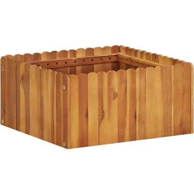 Afbeelding van Plantenbak verhoogd 50x50x25 cm massief acaciahout
