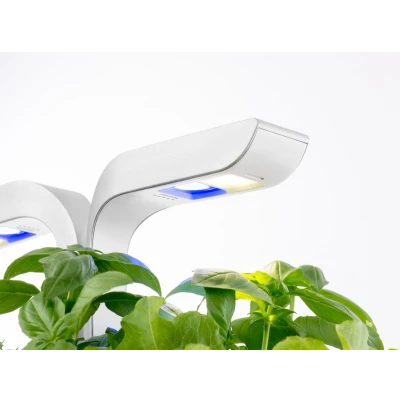 Afbeelding van Véritable® GARDEN CLASSIC Kweektafel Slimme Kruidenpot Met Bewateringssysteem en LED Plantenbak Kruidenbak Inclusief 4 Lingots® kruiden navulling Wit
