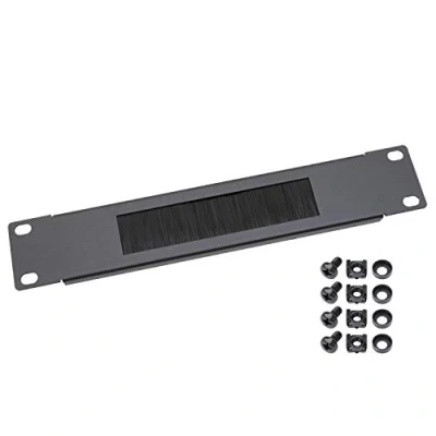 Afbeelding van HMF 63389 02 kabeldoorvoer met borstel voor serverkast 25,4 cm zwart