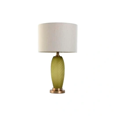 Afbeelding van Bureaulamp Home ESPRIT Groen Beige Gouden Kristal 50 W 220 V 36 x 61 cm