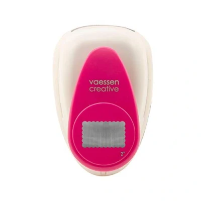 Afbeelding van Vaessen Creative Papierperforator, maat XL, rechthoekig, voor doe het zelfprojecten, scrapbooking, kaarten maken en meer