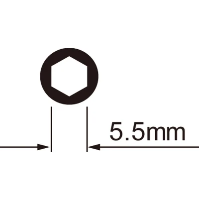 Afbeelding van IceToolz Spaaknippelsleutel 12C7 voor 5.5mm zeskante nippels