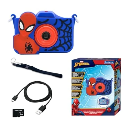 Image de Jeu électronique Lexibook Caméra pour enfants avec protection Spider Man