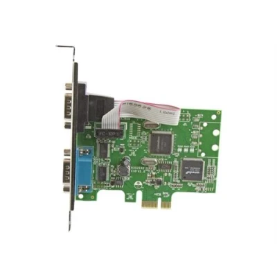 Image de StarTech.com Carte PCI Express à 2 ports série DB9 RS232 adaptateur PCIe avec UART 16C1050 deux voies