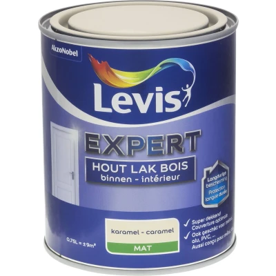 Afbeelding van Levis Expert houtlak binnen mat 0,75l caramel