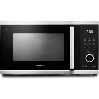 Afbeelding van Medion Magnetron met airfryer (3 in 1, 25 liter, 1500 watt hetelucht, 900 magnetron, 9 automatische programma&#039;s, popcornknop, ontdooifunctie, LED display, MD11499