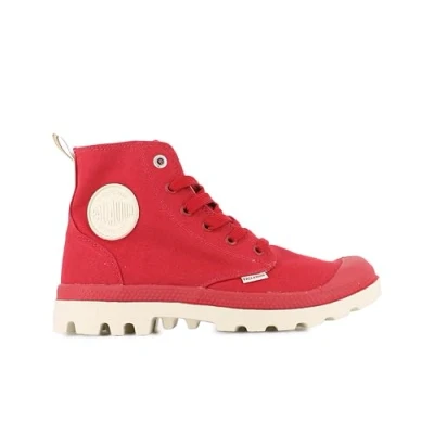Afbeelding van Palladium Pampa DUO Chrome Sneakers hoog, Maat: 40, Chili pepper Textiel