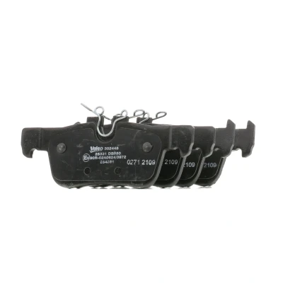 Afbeelding van VALEO 302445 Remblokkenset Achteras Excl. slijtage waarschuwingscontact Met anti kreukplaat BMW: 2 Active Tourer, X1, 1 Hatchback, MINI: Hatchback