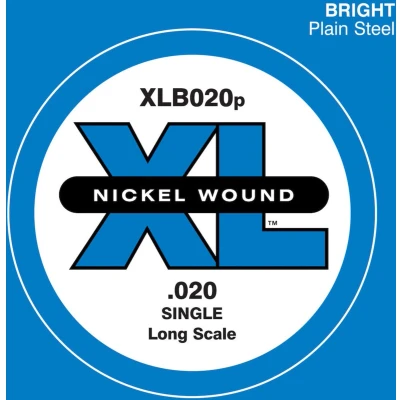Afbeelding van D&#039;Addario XLB020P Bass XL Single String Enkele basgitaarsnaar