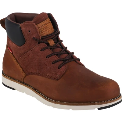 Afbeelding van Levi&#039;s JAX PLUS Veterboots, Heren, Maat: 44, Brown Leer