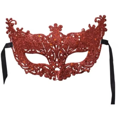 Afbeelding van CHPN masker Spannend Gemaskerd Bal Oogmasker Venetiaans Mask Verkleden Carnaval Rood