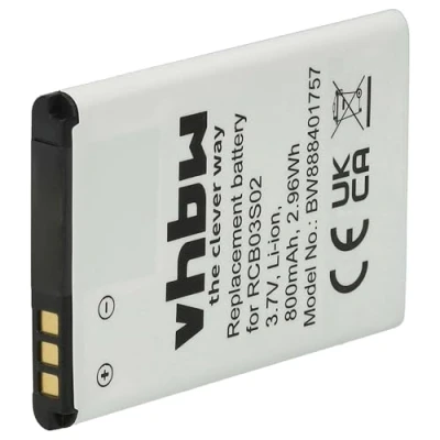 Afbeelding van vhbw Vervangende batterij voor Swisstone RCB03S02 mobiele telefoon senior smartphone (800 mAh, 3,7 V, Li Ion)