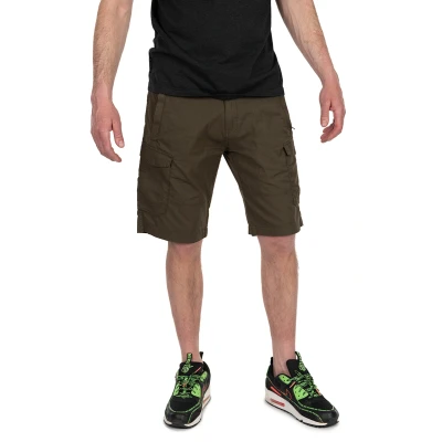 Afbeelding van Fox Collection LW Cargo Shorts Green &amp; Black Visbroek M