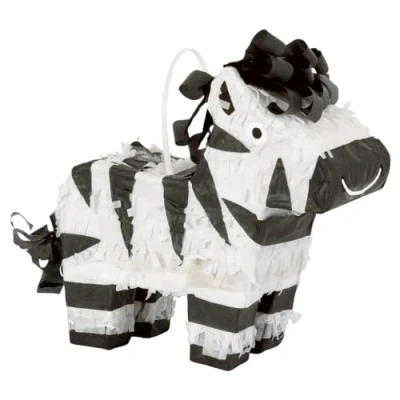 Afbeelding van Unique Party Supplies 75895 Mini decoratie in de vorm van een zebra
