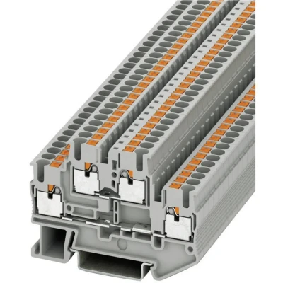 Afbeelding van Phoenix Contact PTTB 2,5 3210567 Klem 2 etages Aantal polen: 4 0.14 mm² 2.5 Grijs 1 stuk(s)