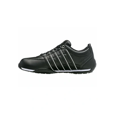 Afbeelding van K SWISS Arvee Sneakers laag blackwhitesilversplit, Heren, Maat: 42.5, Black white silver split Leer