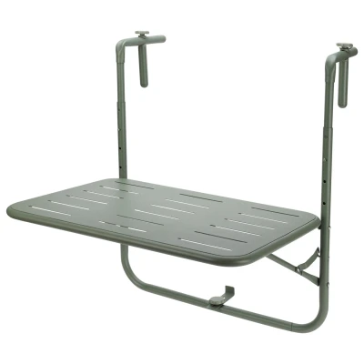Afbeelding van Balkontafel Gardalux 60 x 43 cm (Inklapbaar, Groen)