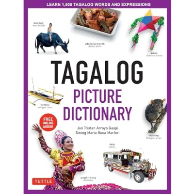 Afbeelding van Tagalog Picture Dictionary Learn 1500 Words and Phrases Includes Online Audio Tuttle