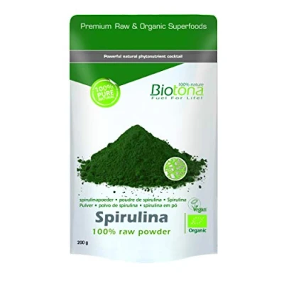 Afbeelding van Biotona Spirulina Raw Poeder Bio 200g