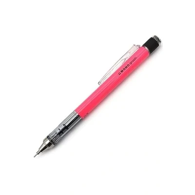 Afbeelding van Vulpotlood Tombow MONO graph 07 neonroze vulling 0,7 mm, HB, geïntegreerde gum navulbaar [SH MG83 R7]