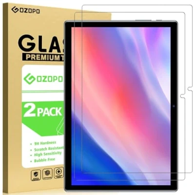 Afbeelding van GOZOPO Displaybeschermfolie voor Teclast P20HD/Teclast M40 10,1 inch [krasbestendig] gehard glasfolie P20HD [2 stuks]