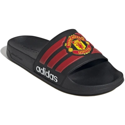Afbeelding van adidas Performance Adilette Manchester United Unisex Badslippers, Heren, Maat: 47, Core black/red/white Schoenen