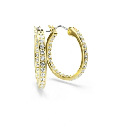 Afbeelding van Swarovski Oorbellen, Dames, Maat: One Size, Gold tone