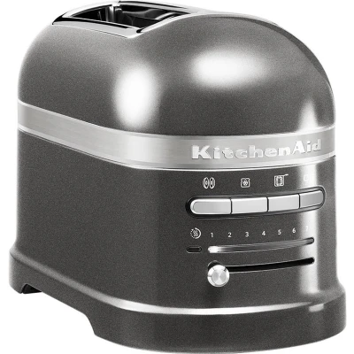 Afbeelding van KitchenAid Artisan Broodrooster 2 Sleuven 5kmt2204 Medallion Silver