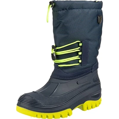 Afbeelding van CMP AHTO WP Unisex Snowboots voor kinderen, Maat: 28, Black blue Textiel/ synthetisch