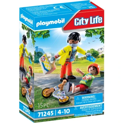 Afbeelding van Playmobil 71245 City Life Verpleegkundige Met Pati&Euml;Nt