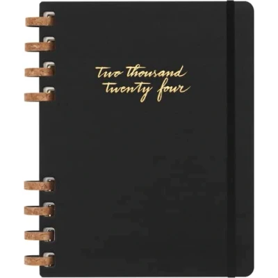 Afbeelding van Moleskine 12 Maanden Agenda 2024 Life Spiral Week/Maand XL Zwart